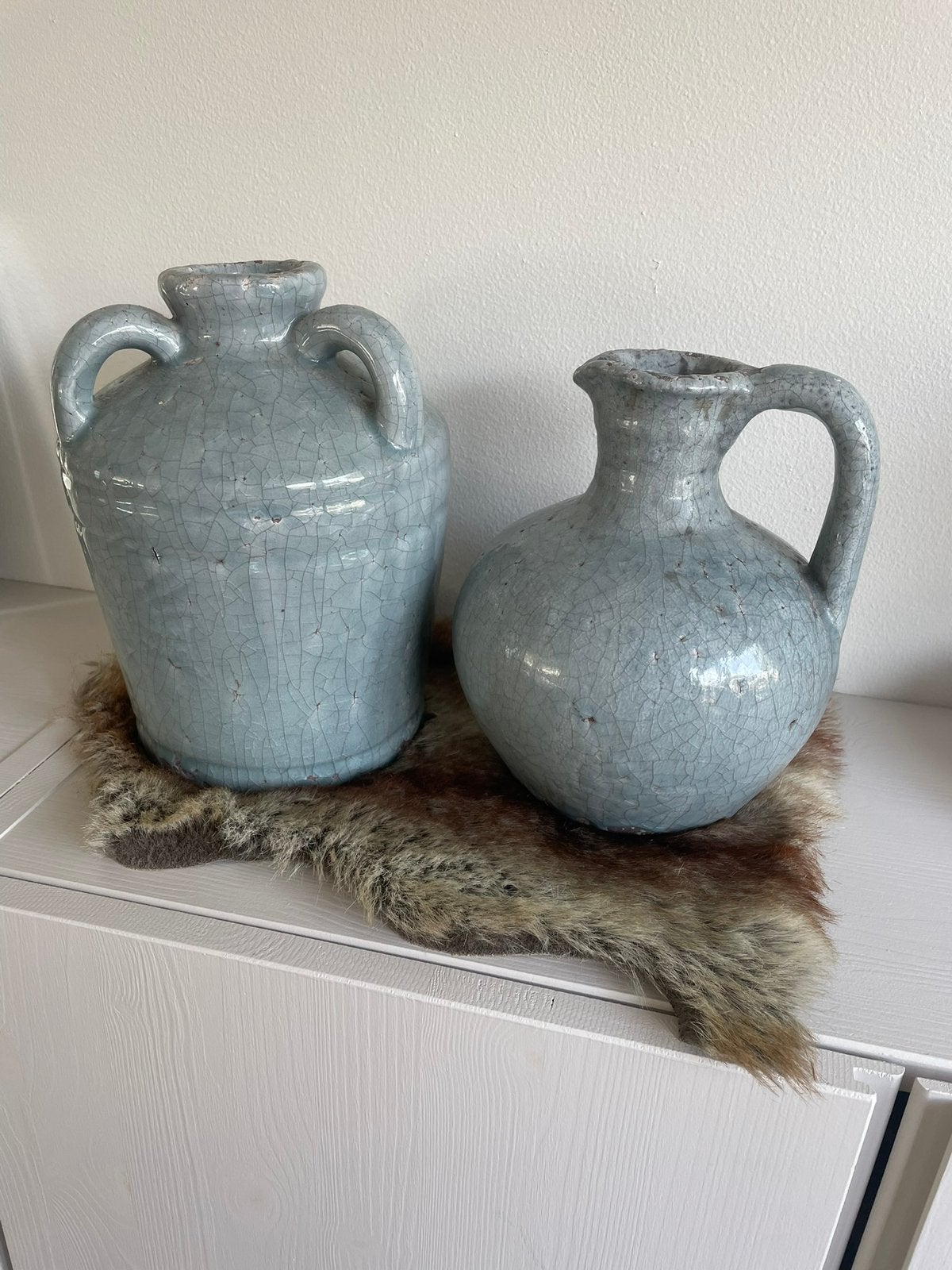 Mooie kruiken/ vazen vintage, Huis en Inrichting, Woonaccessoires | Vazen, Ophalen, Overige kleuren, Minder dan 50 cm, Glas