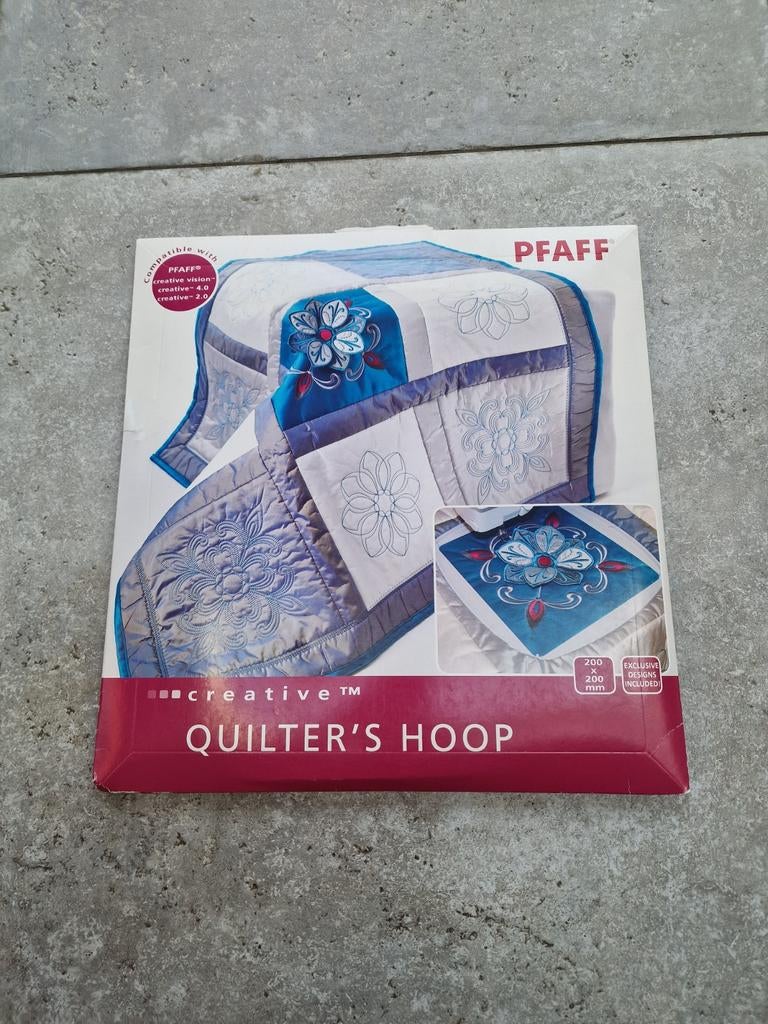 Pfaff Quilters Hoop 200x200mm - Nieuw in doos, Ophalen of Verzenden, Nieuw, Machineborduren, Onderdeel of Toebehoren