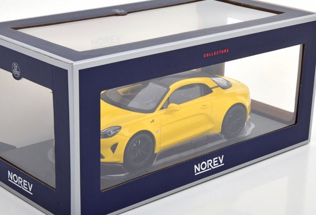 Alpine A110 Legende 2020 Geel Schaal 1/18 NOREV ref: 185315, Verzenden, Nieuw, Auto, Norev