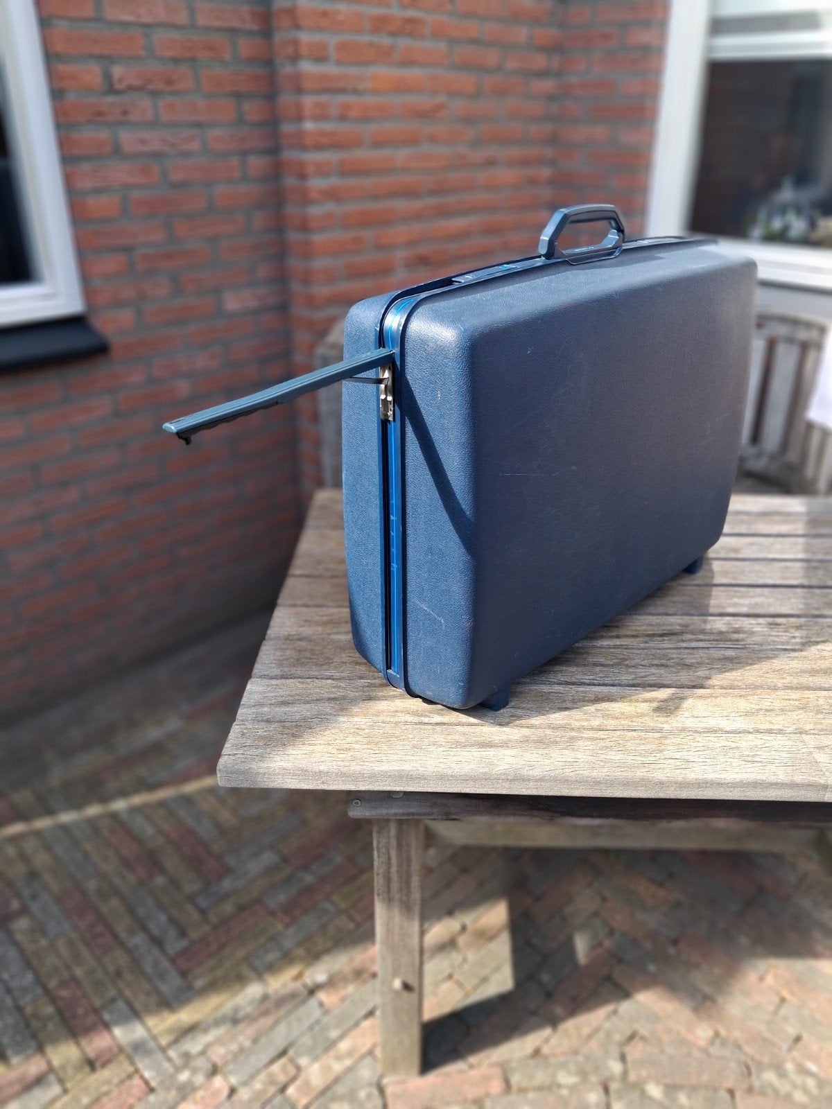 1x samsonite koffer., Sieraden, Tassen en Uiterlijk, Ophalen, Gebruikt, Hard kunststof, Slot
