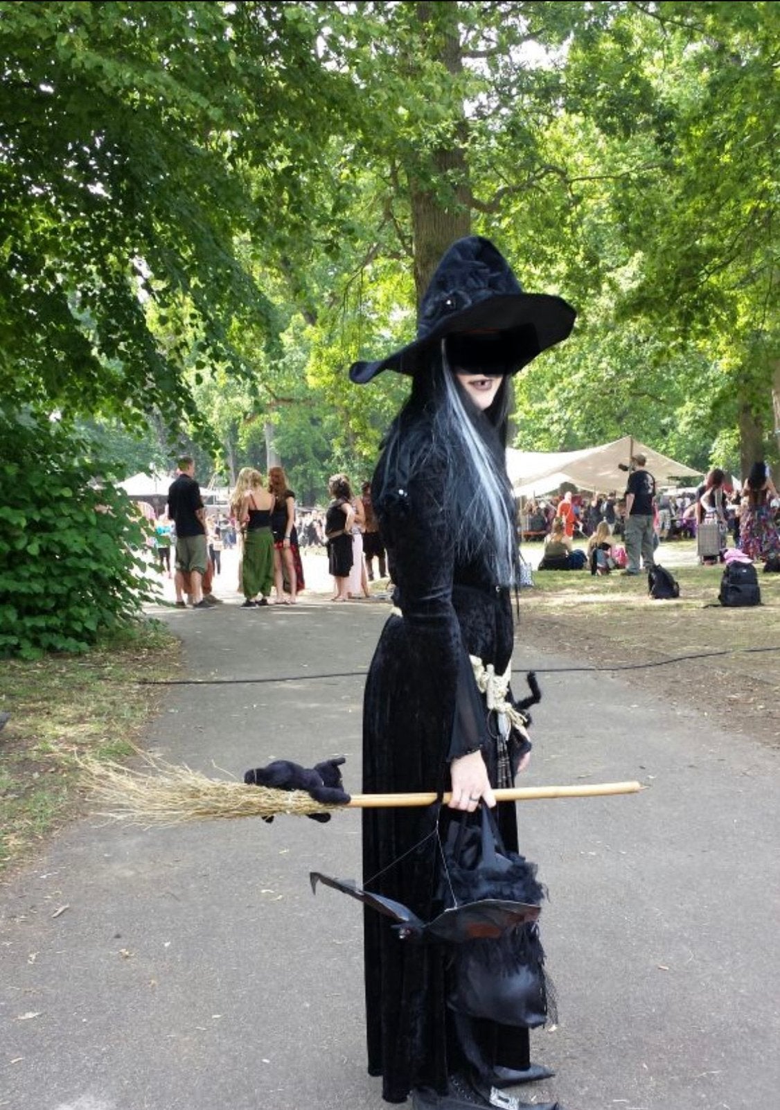 Heksen outfit, Ophalen of Verzenden, Zo goed als nieuw