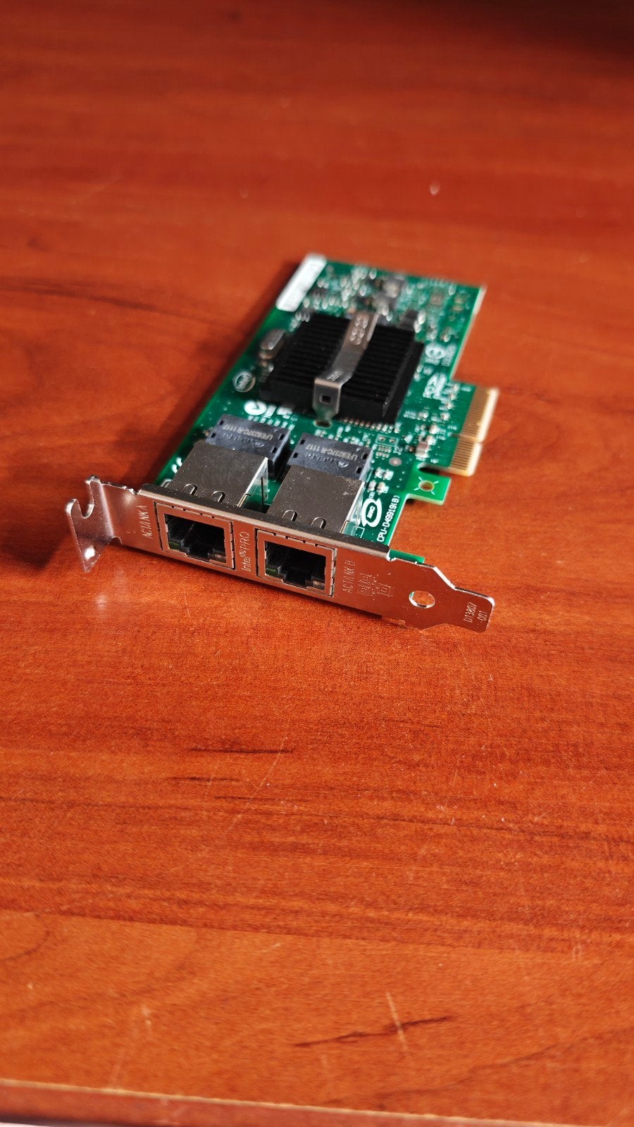 Intel PRO/1000 PT Dual Port (Low Profile), Computers en Software, Ophalen of Verzenden, Gebruikt, Intern, Intel