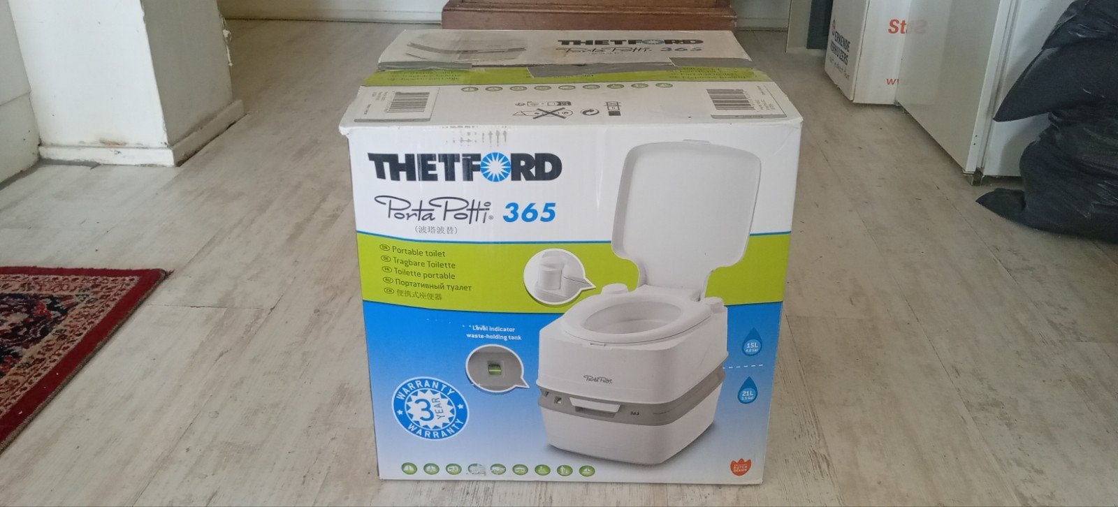 Thetford Porta Potti 365 Draagbaar Toilet - Nieuw in doos, Ophalen of Verzenden