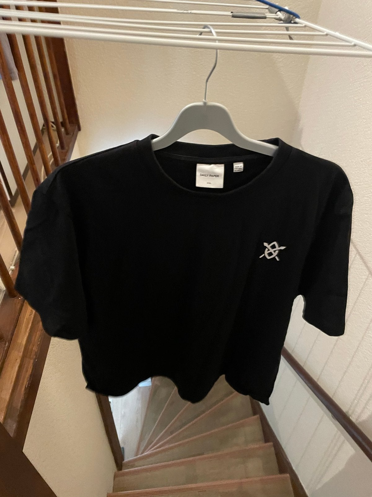 Daily Paper T-shirt Heren Zwart Maat XXL, Ophalen of Verzenden, Zo goed als nieuw, Overige maten, Zwart