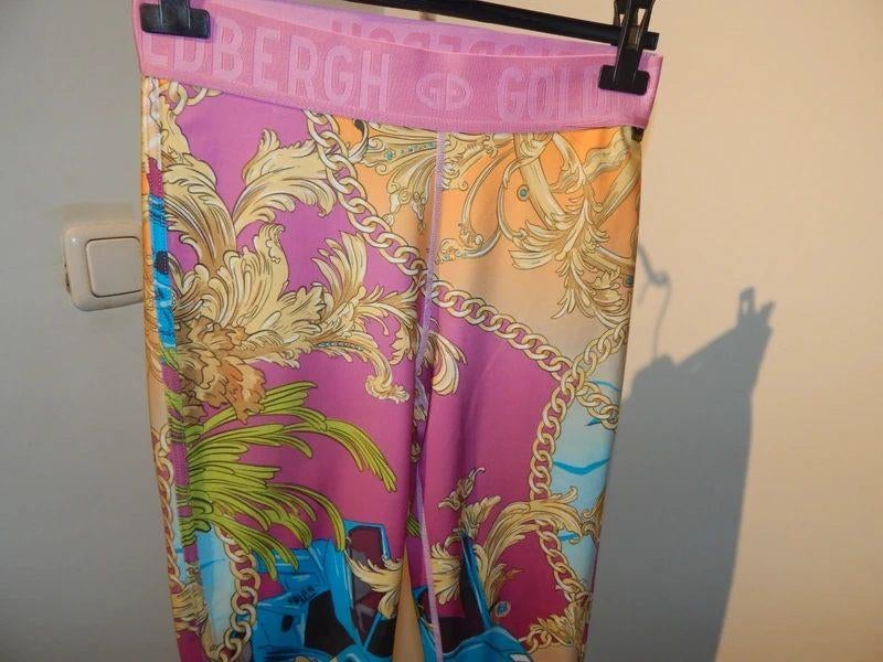 Goldbergh stretch legging bonte kleuren print merk band M, Maat 38/40 (M), Overige kleuren, Verzenden, Zo goed als nieuw