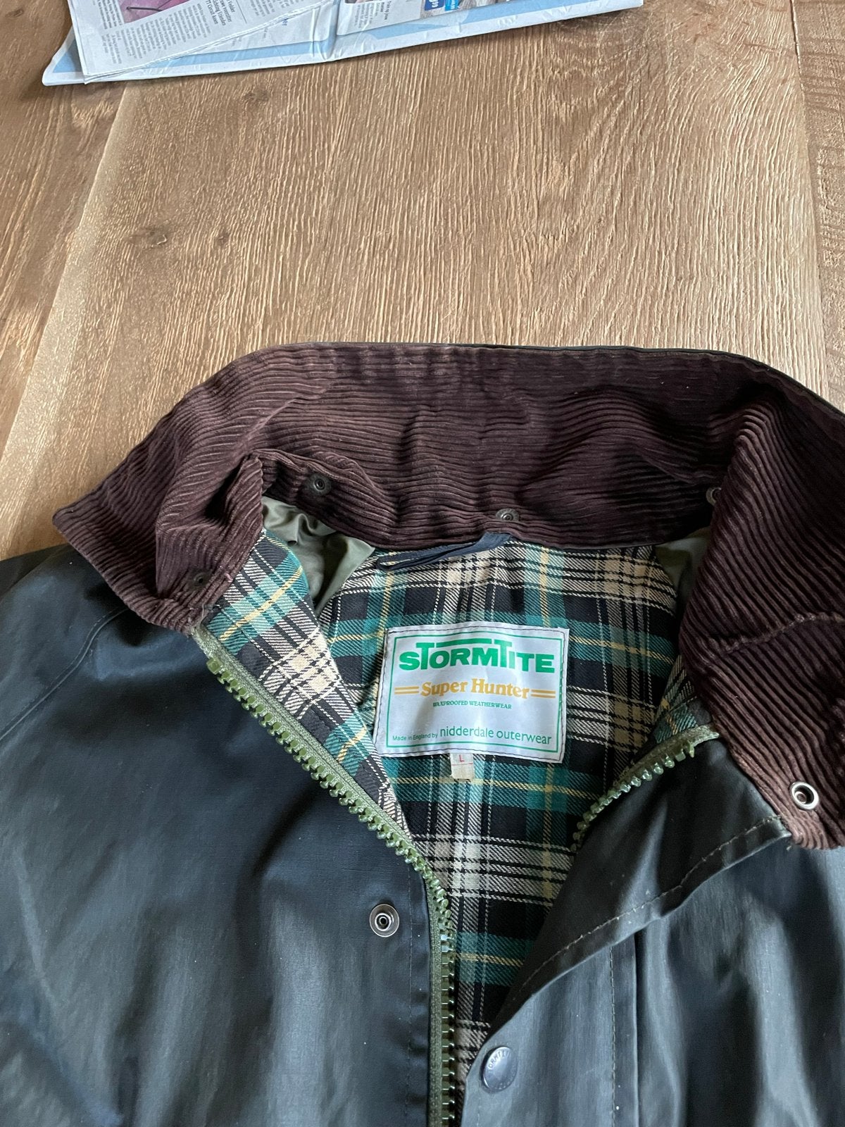 Stormite Super Hunter Waxjas - Maat L, Ophalen of Verzenden, Gedragen, Maat 52/54 (L), Groen
