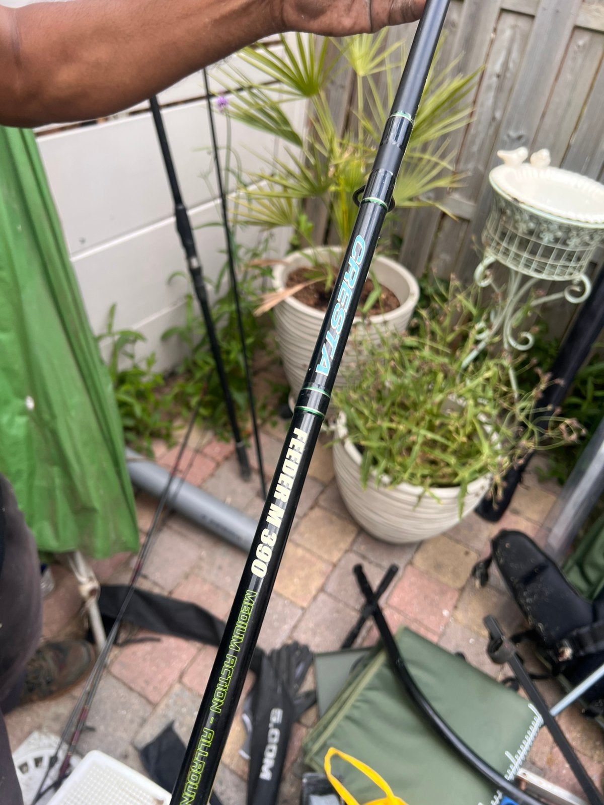 Cresta feeder M 390 hengel, Watersport en Boten, Ophalen, Zo goed als nieuw, Werphengel
