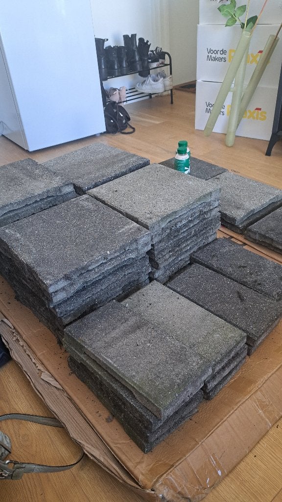 Tuintegels, Ophalen, Gebruikt, Overige materialen, Terrastegels