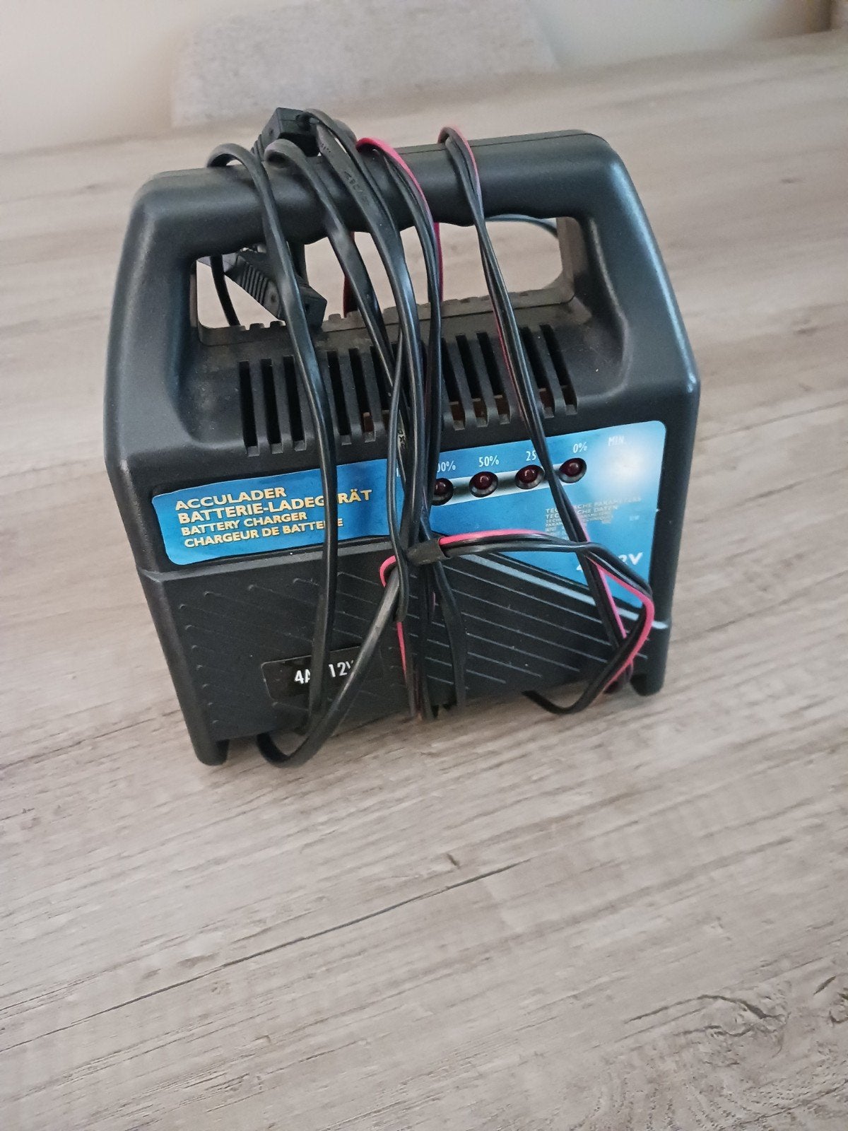acculader auto, Ophalen