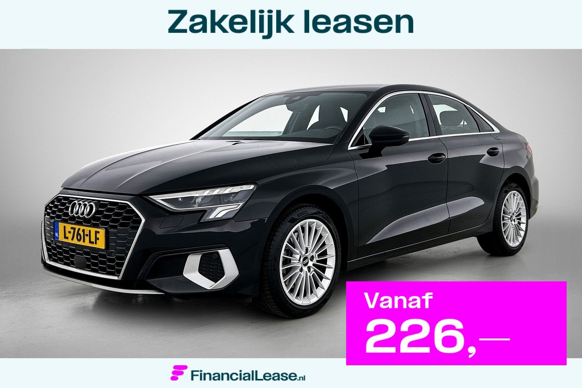 Audi A3 Limousine 30 TFSI Business edition (NAVIGATIE, CAMER, Stof, Gebruikt, Origineel Nederlands, Bedrijf