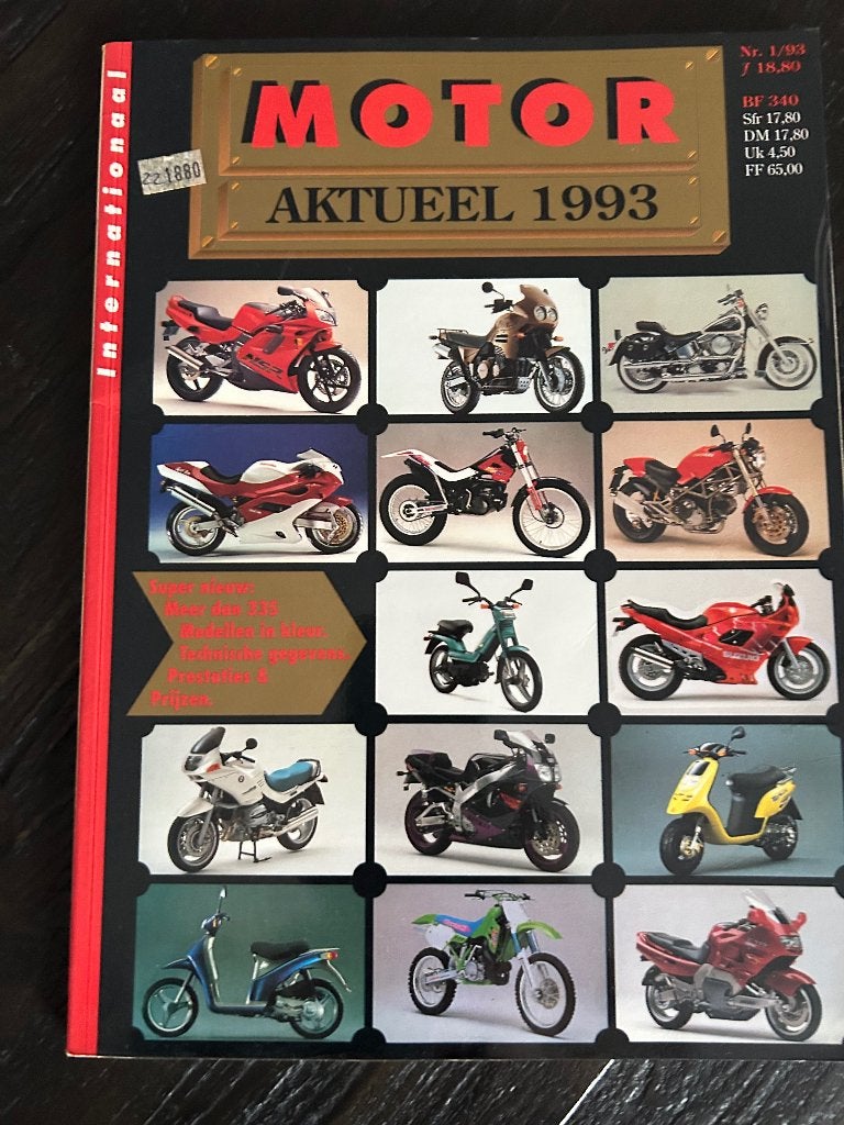 Motor aktueel 1993 internationaal nr 1 - 1993, Ophalen of Verzenden, Gelezen, Sonnen verlag international, Merk of Model