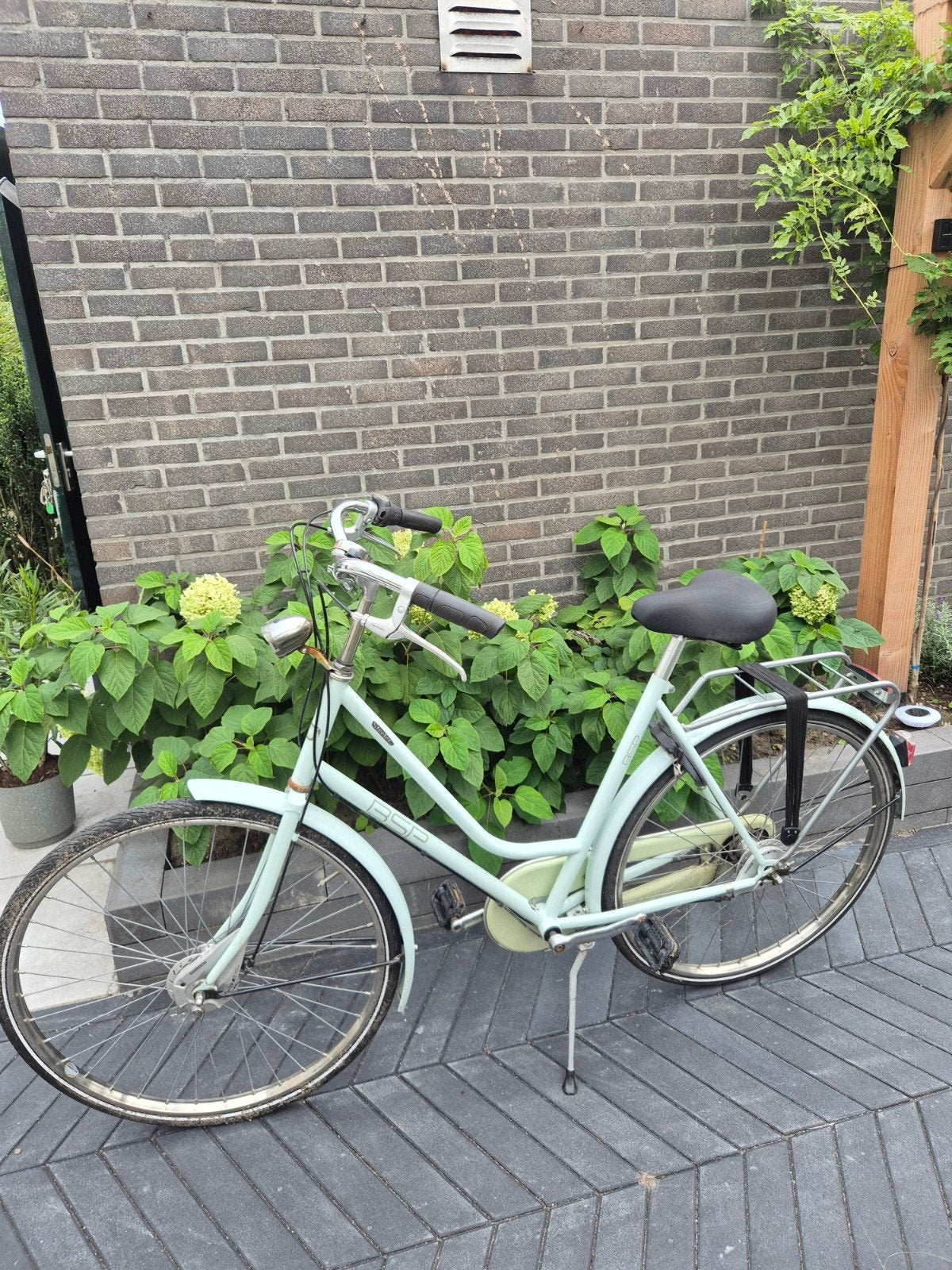 BSP Damesfiets - Lichtgroen, Gebruikt, Fietsen en Brommers, (Extra) lage instap, Ophalen, Overige merken, 53 tot 56 cm
