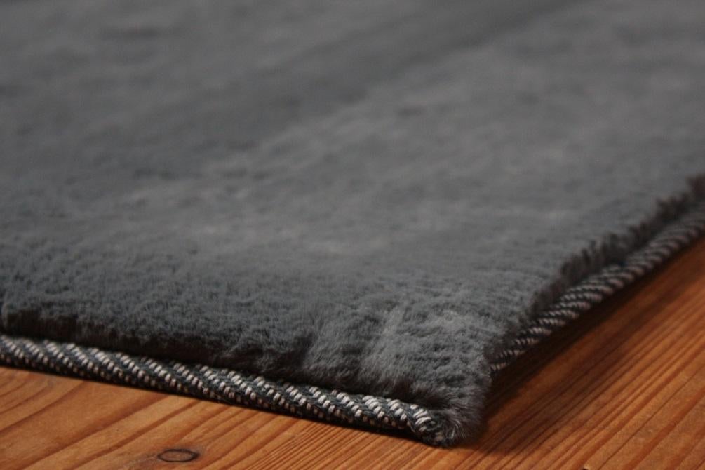Superzacht vloerkleed Comfy fluffy antraciet 160x230 cm., 150 tot 200 cm, Ophalen of Verzenden, Grijs, Rechthoekig