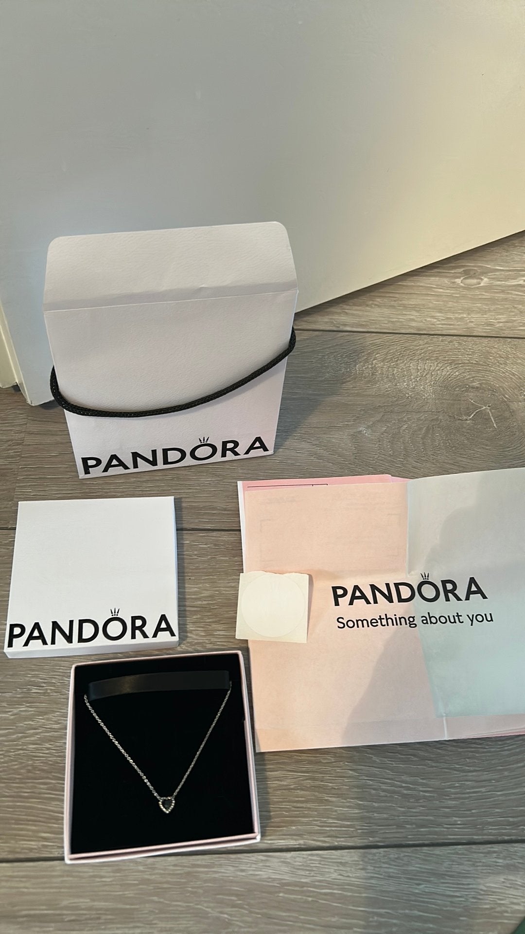 Originele pandora ketting, Sieraden, Tassen en Uiterlijk, Kettingen, Ophalen, Met hanger, Nieuw, Zilver