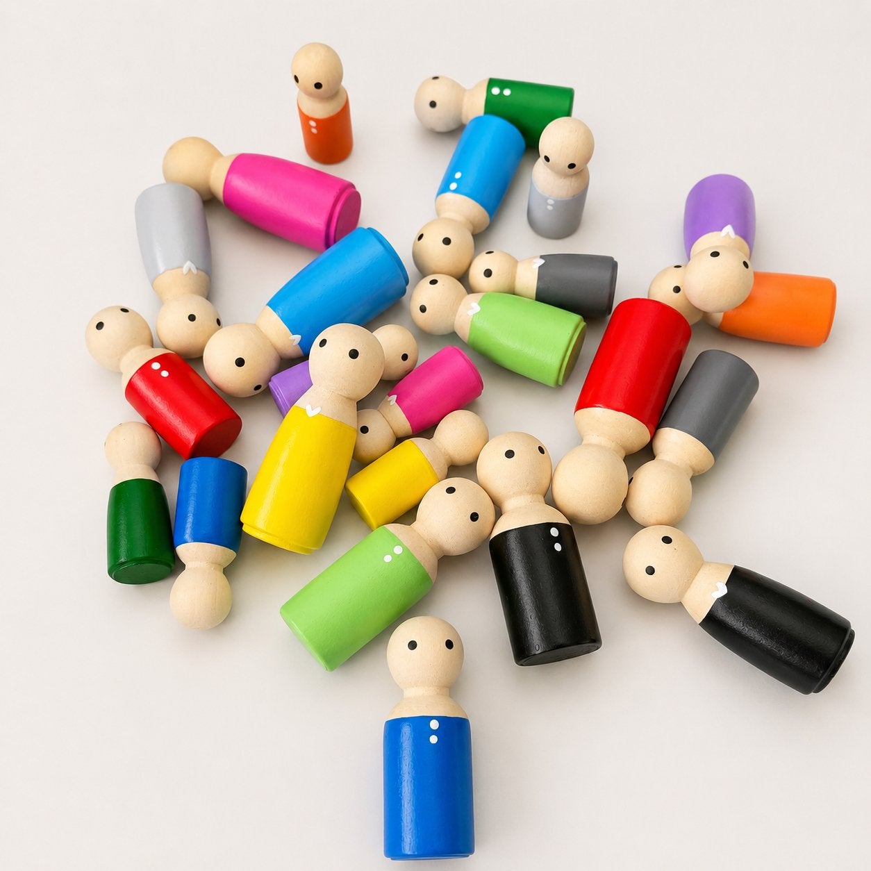 Houten Familie Pegdolls - Coaching & Familie Opstellingen, Nieuw, Ophalen of Verzenden, 1551 GL Westzaan, Mies en Hout
