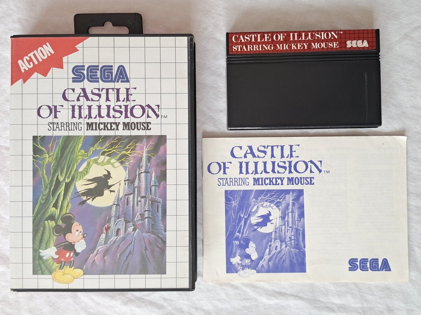 Castle of Illusion st Mickey Mouse - SEGA Master System, Spelcomputers en Games, Gebruikt, 1 speler, Eén computer, Ophalen of Verzenden
