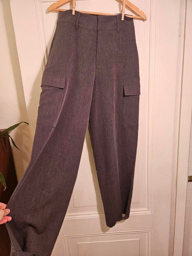 Alix the label stoere pantalon, high waist maat S, Alix the label, Ophalen of Verzenden, Zo goed als nieuw, Maat 36 (S)