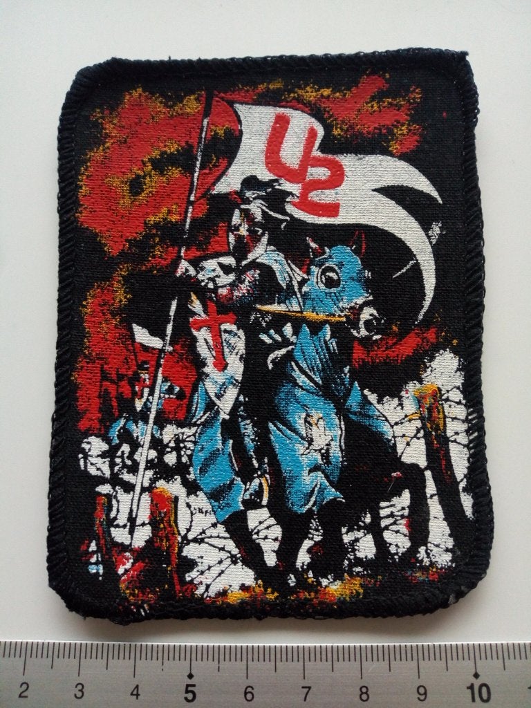 U2  vrij zeldzame vintage 80's patch 26, Ophalen of Verzenden, Nieuw, Kleding