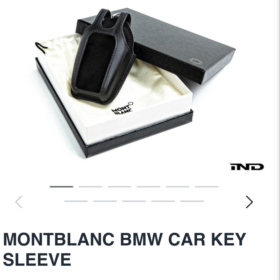 Montblanc BMW Sleutelhouder - Luxe Sleuteletui, Ophalen of Verzenden, Gebruikt
