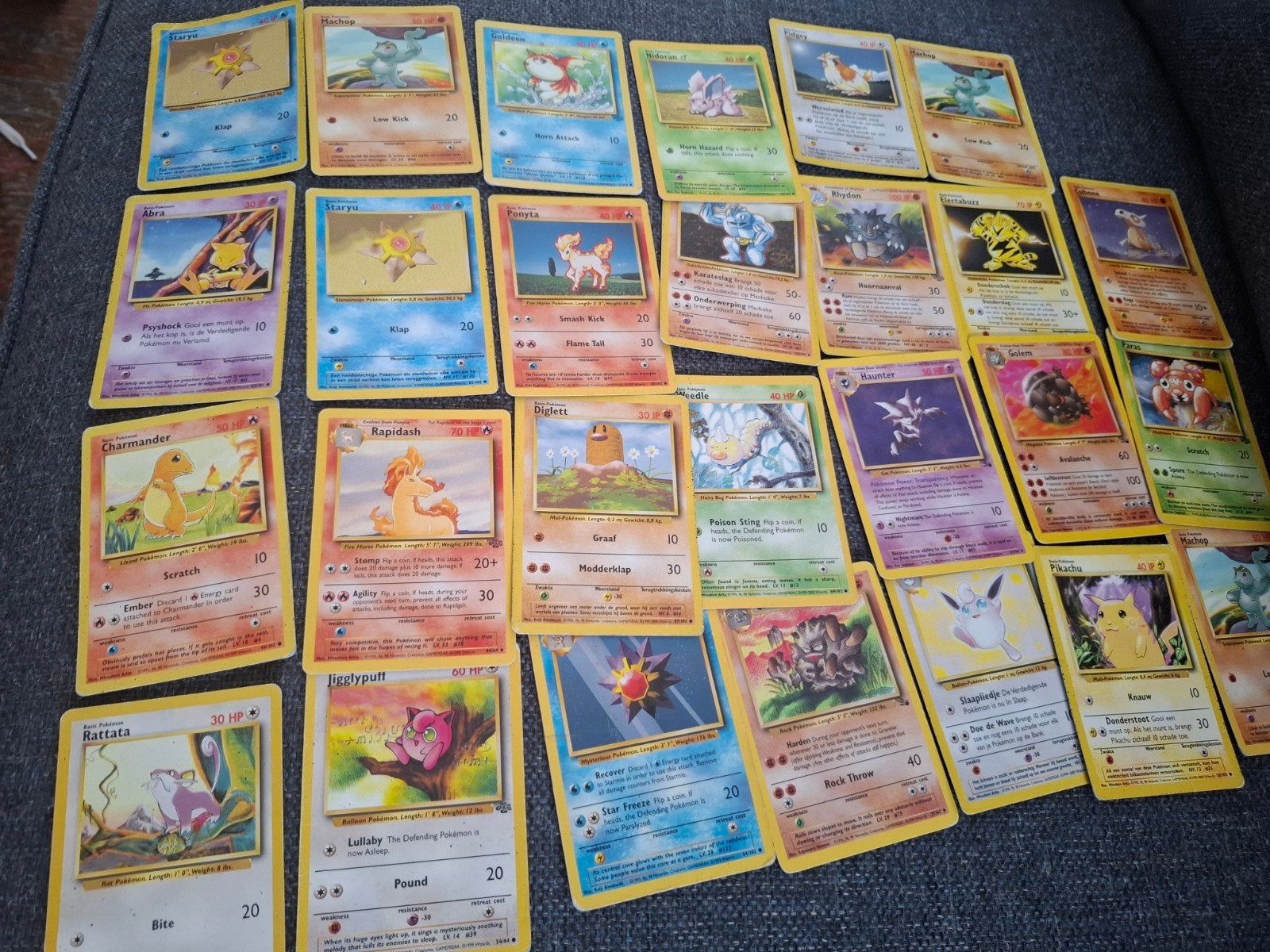 Pokémon Kaarten Collectie - Diverse Oude Kaarten, Ophalen of Verzenden, Gebruikt, Meerdere kaarten