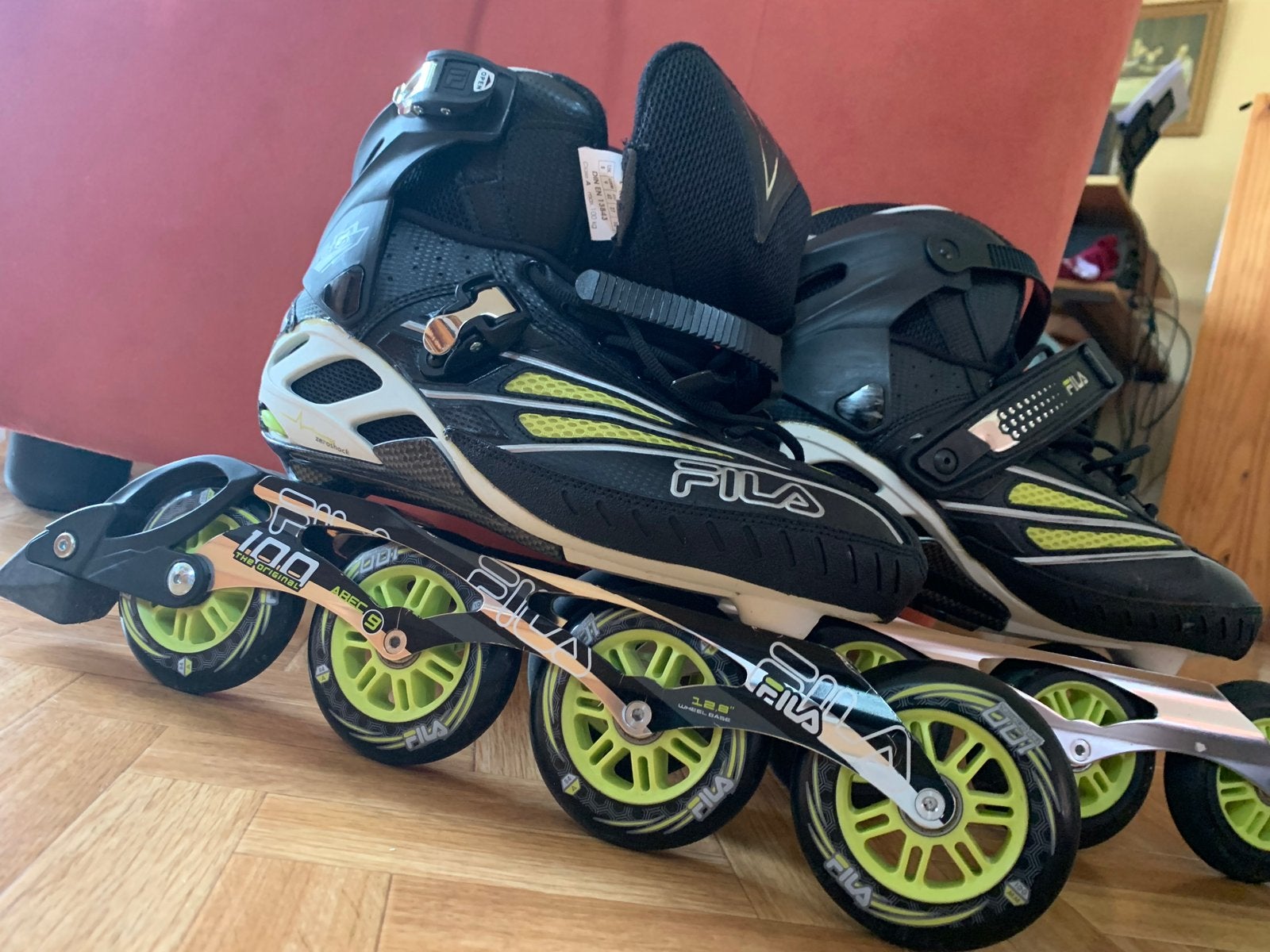 Fila Inline Skates Maat 42 (geschikt voor maat 43), Ophalen of Verzenden, Gebruikt, Inline skates 4 wielen