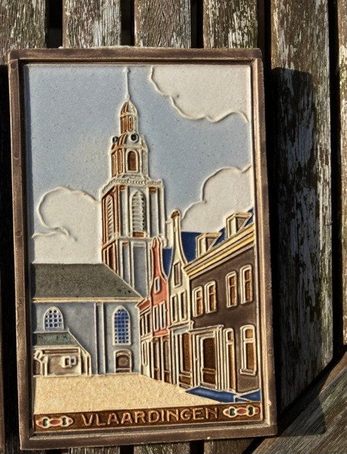 vintage keramiek tegel Vlaardingen, Ophalen