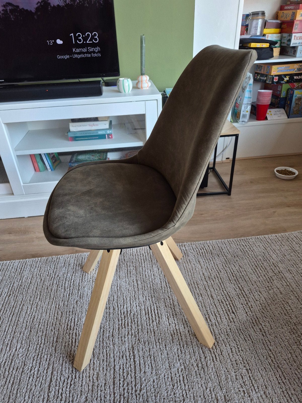 4 Leenbakker stoelen - Gebruikt, Hout, Gebruikt, Overige kleuren, Ophalen of Verzenden