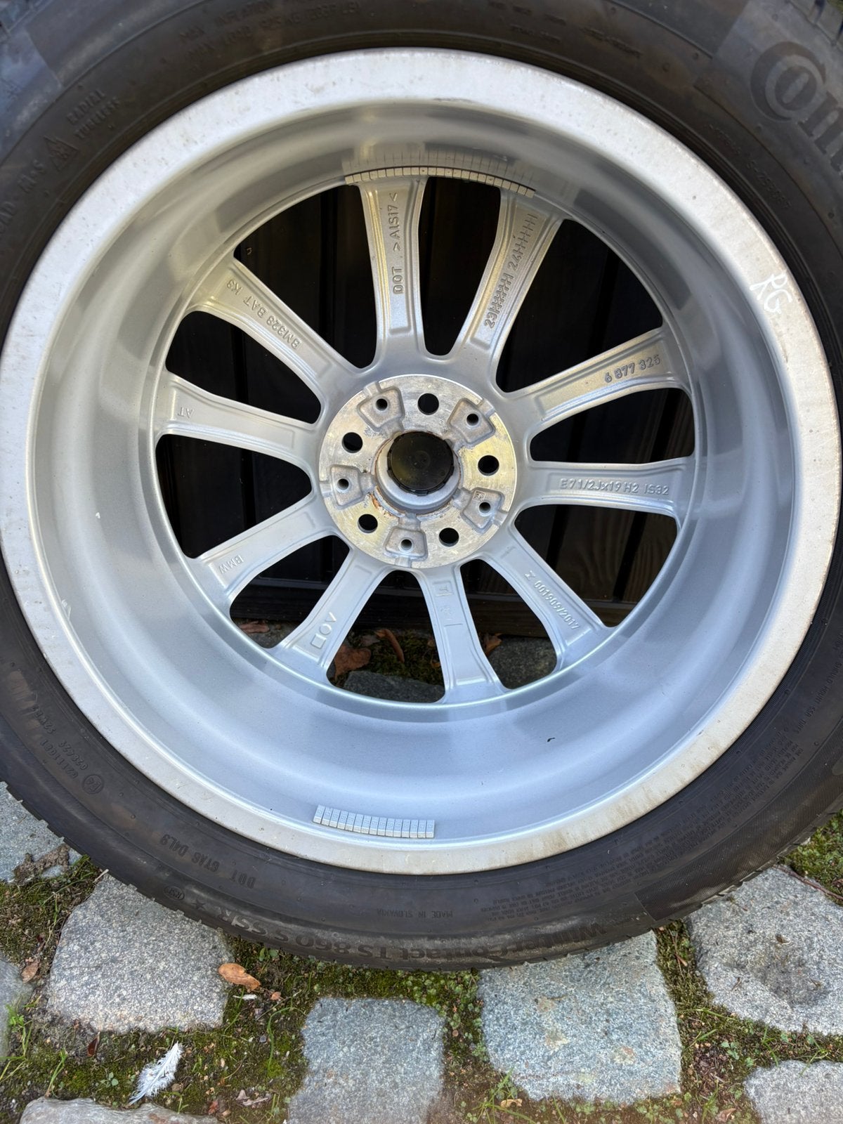 Foto 21 van BMW 19" 691 X3 G01 X4 G02 Winterset Conti Runflat + TPMS
