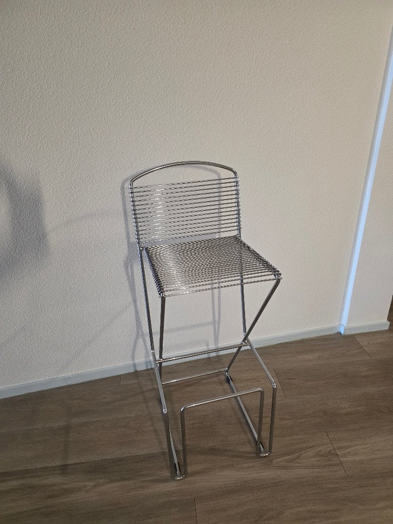 Till Behrens - Slubach Barkruk Draadstaal, Ophalen, Met voetsteun, 60 tot 90 cm, Zo goed als nieuw