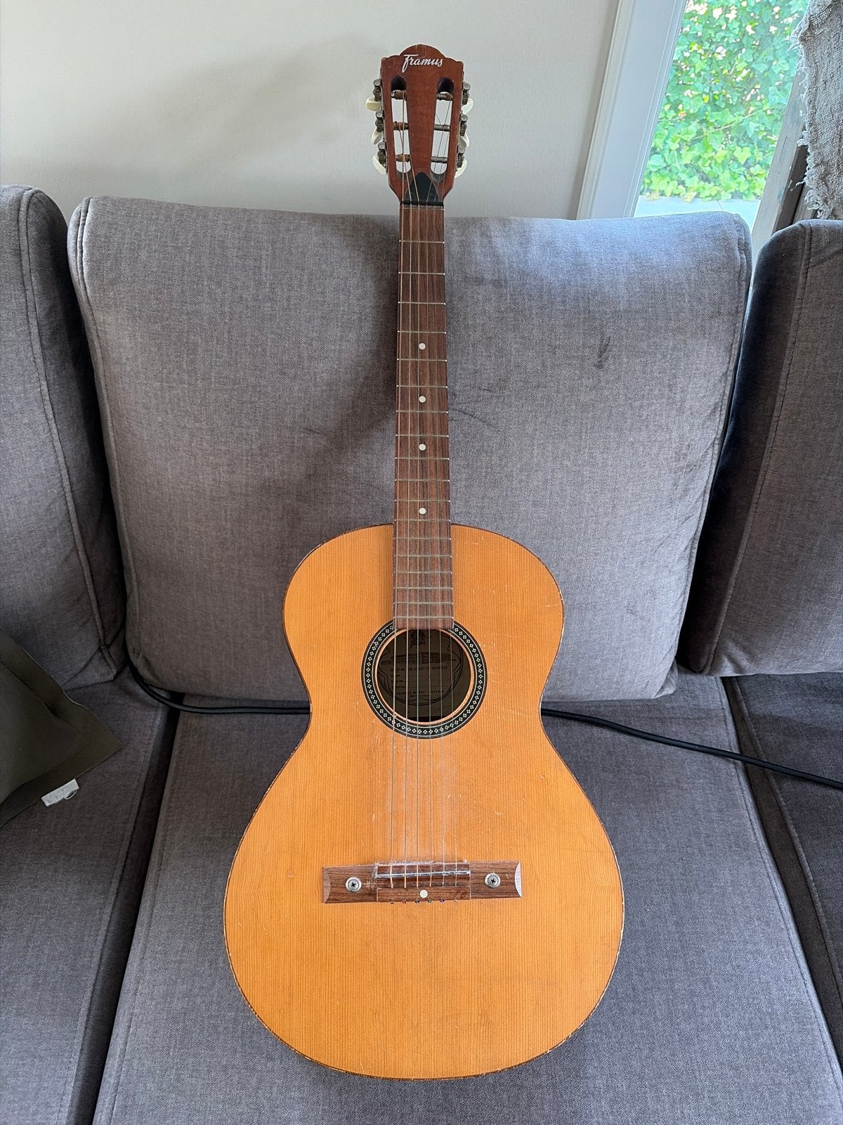 Framus Klassieke Gitaar - Vintage Made in W. Germany, Ophalen, Gebruikt, Klassieke of Spaanse gitaar