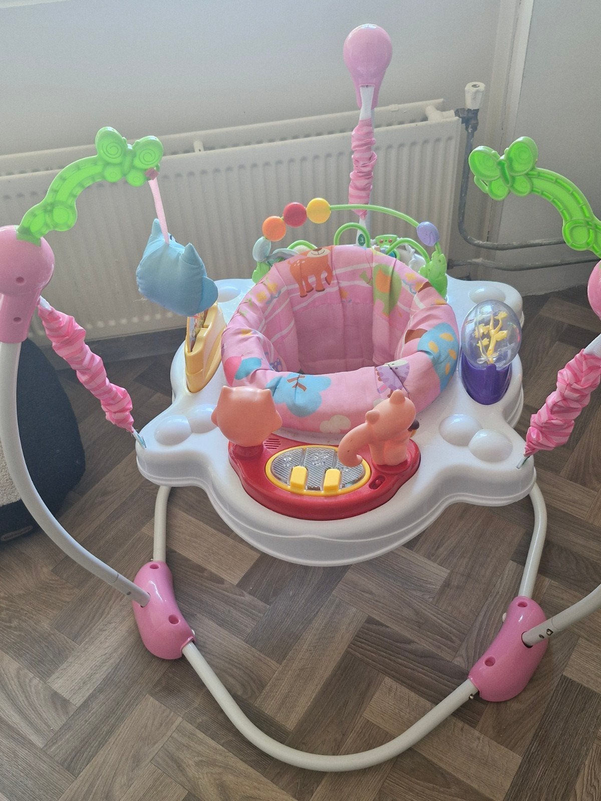 Baby spring stoel, Ophalen