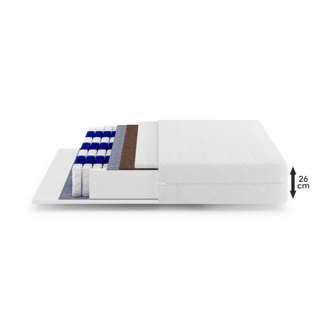 Foto 7 van Gestoffeerd bed 180x200 + Mediro Pure matras (nieuw)