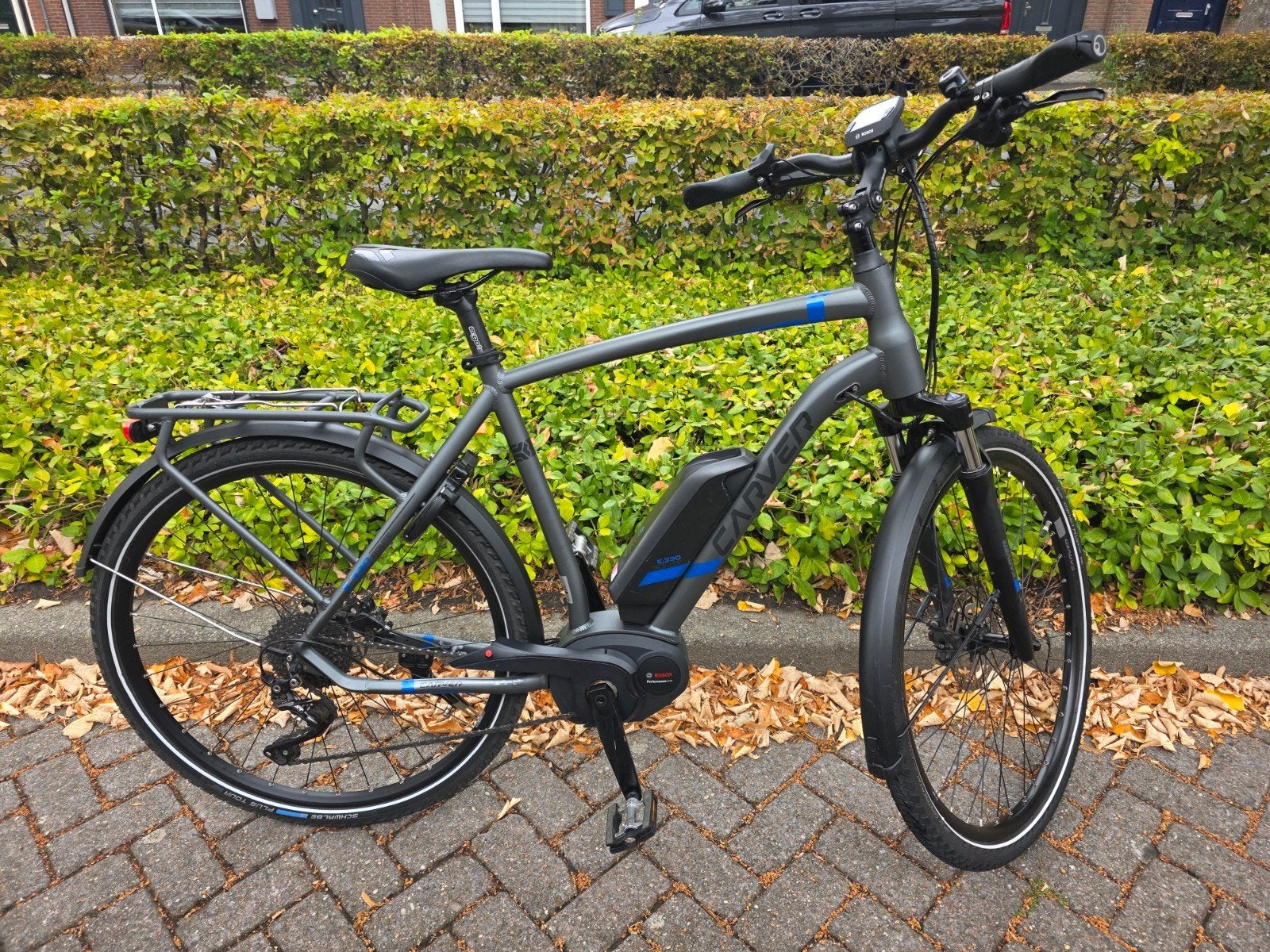 Carver elektrische heren fiets met Bosch Performance motor, Overige merken, Ophalen of Verzenden, Zo goed als nieuw, 59 cm of meer