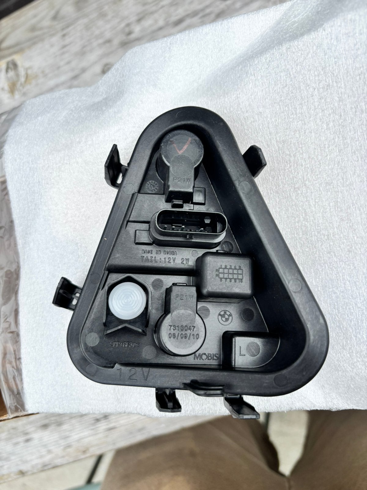 Lampdrager / fittingplaat links achterlichtBMW 3 F31 Touring, Ophalen of Verzenden