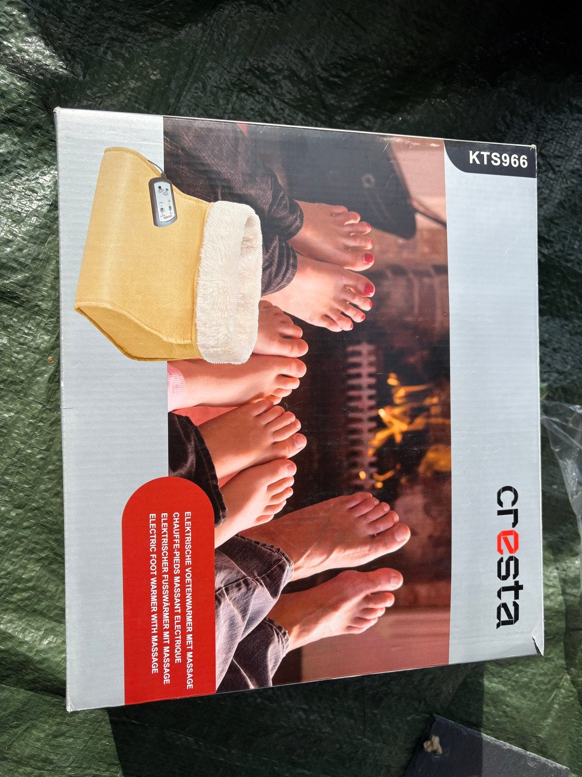 Cresta KTS966 Elektrische Voetenwarmer met Massage, Ophalen, Nieuw