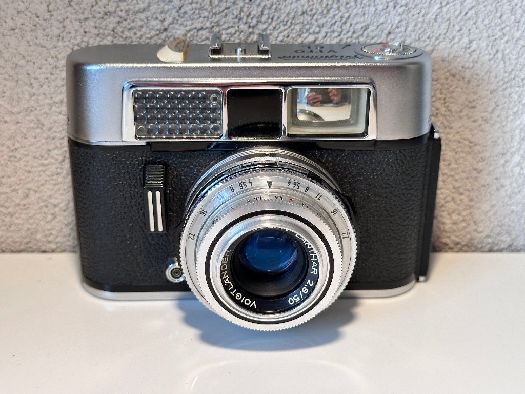 Zeer fraaie Voigtländer VITO CL met tas en NL-handleiding, Ophalen of Verzenden, Zo goed als nieuw, Compact, Overige Merken