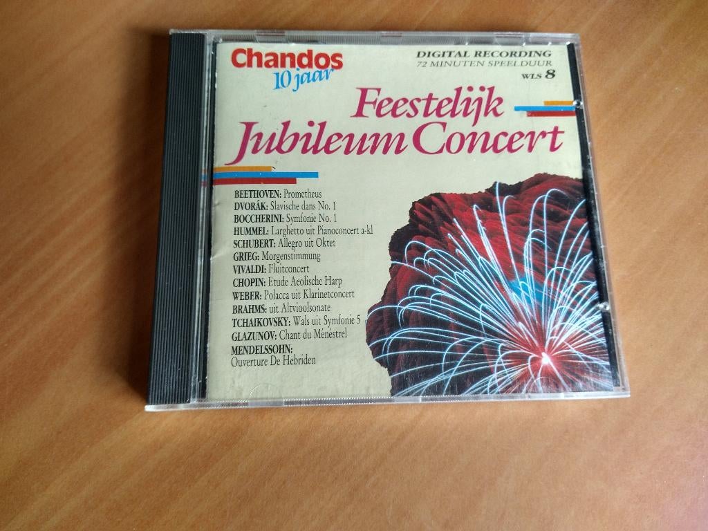 CD Chandos 10 jaar. Feestelijk Jubileum Concert, Ophalen of Verzenden, Classicisme, Zo goed als nieuw, Overige typen