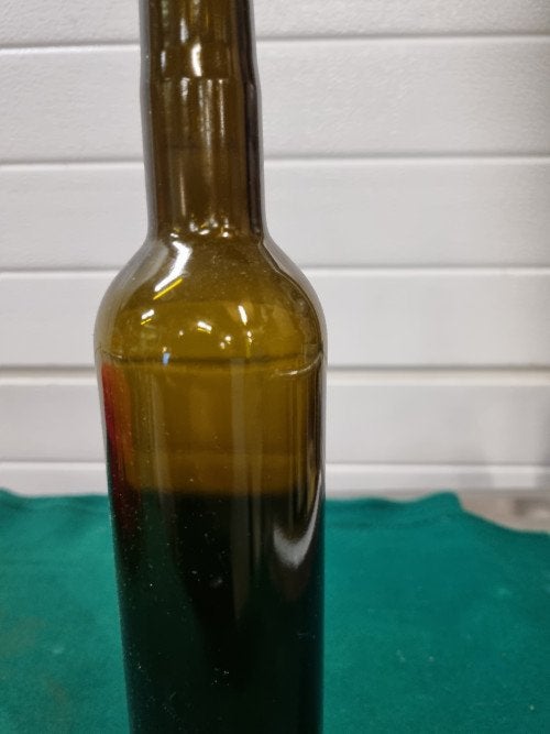 fles groen glas, Ophalen of Verzenden, 'T Olde Gre-j, Info@toldegrej.nl, Endepoelstraat 20f Didam