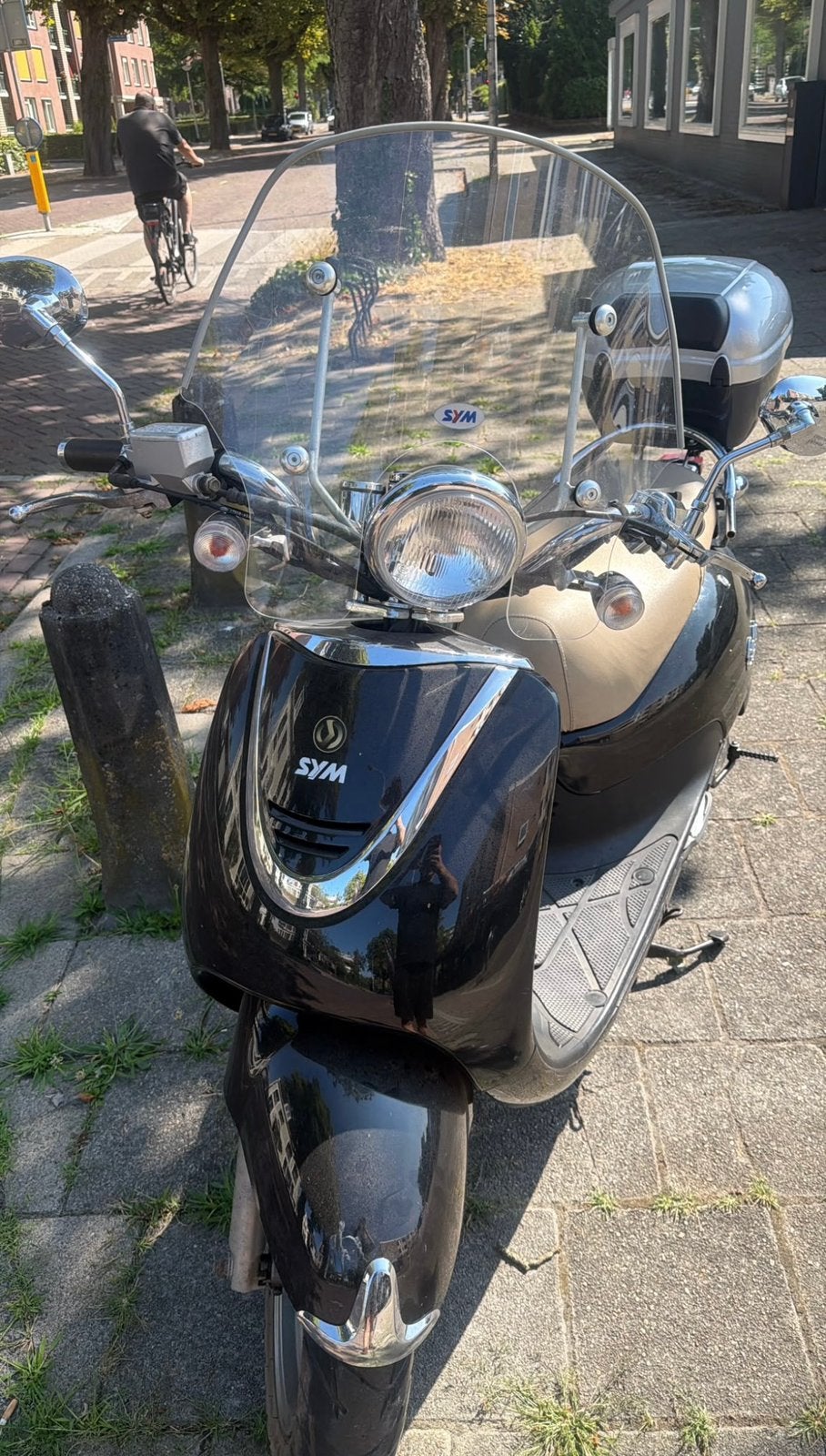 Sym xs50qt-2 45kmh geel kenteken, Ophalen, Zo goed als nieuw, Benzine, Overige modellen