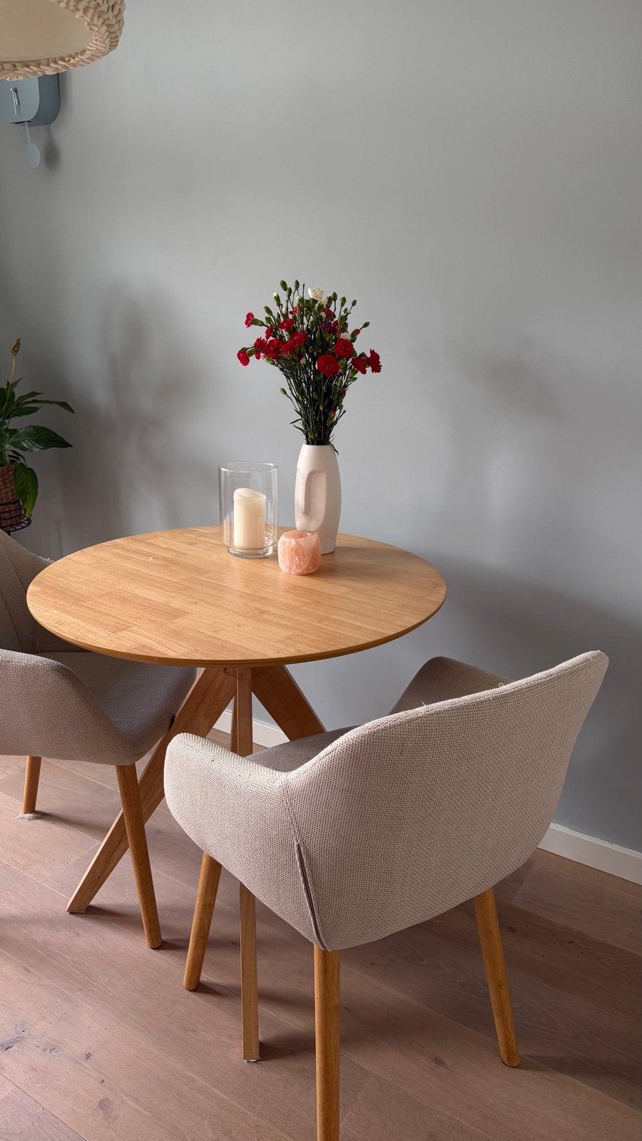 Sklum eettafel | 80 cm diameter | kleine ronde eettafel, Ophalen, Gebruikt, Rond, Tot twee personen