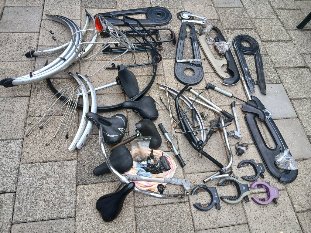 Fietsonderdelen en Fietsgereedschap, Ophalen, Gebruikt