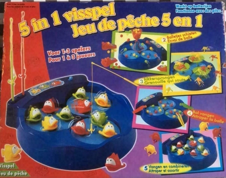 5 in 1 visspel vissen vis spelletje, Ophalen of Verzenden, Nieuw, Ontdekken, Met geluid