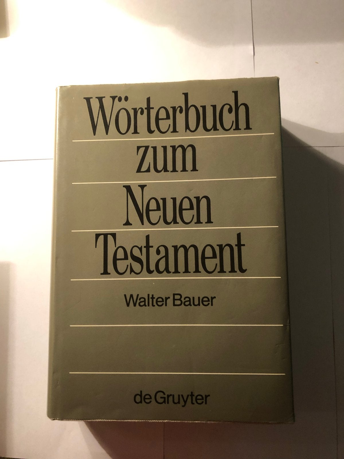 Wörterbuch zum Neuen Testament - Walter Bauer, Boeken, Ophalen of Verzenden, Gelezen