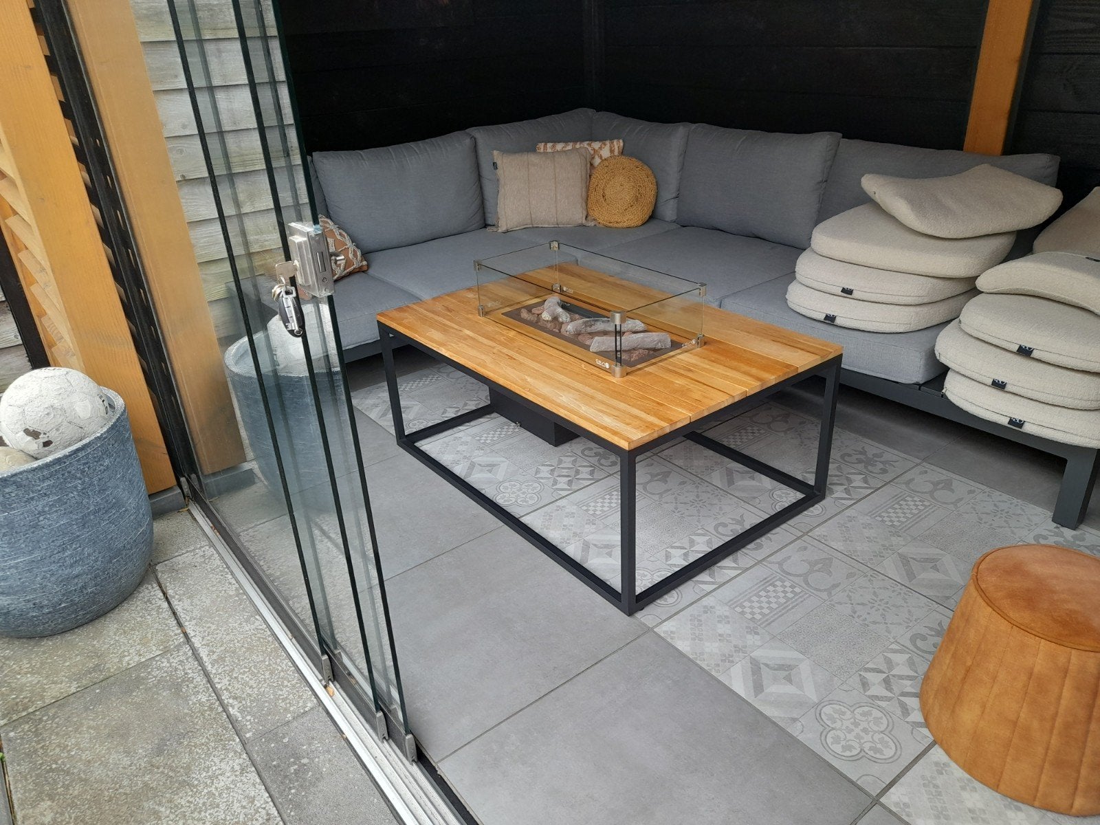 Cosi Vuurtafel 120x80x49 cm - Altijd binnen gestaan, Ophalen