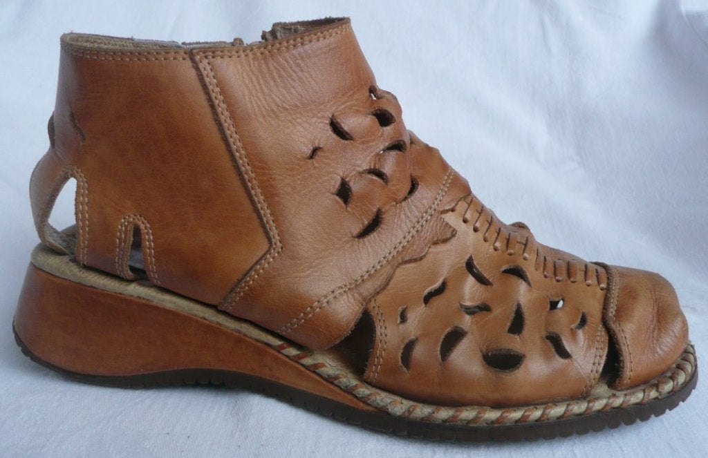 Leuke leren lichtbruine Pikolinos schoenen, sandalen maat 36, Ophalen of Verzenden, Gedragen, Bruin, Sneakers of Gympen