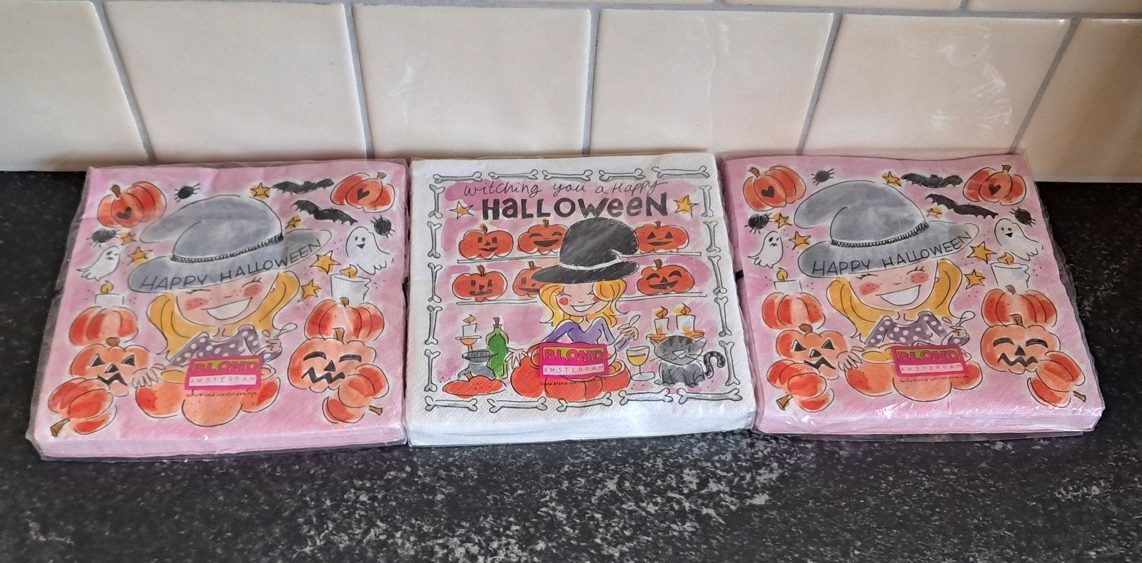 blond amsterdam servetten halloween nieuw, Overige materialen, Overige typen, Nieuw, Ophalen of Verzenden