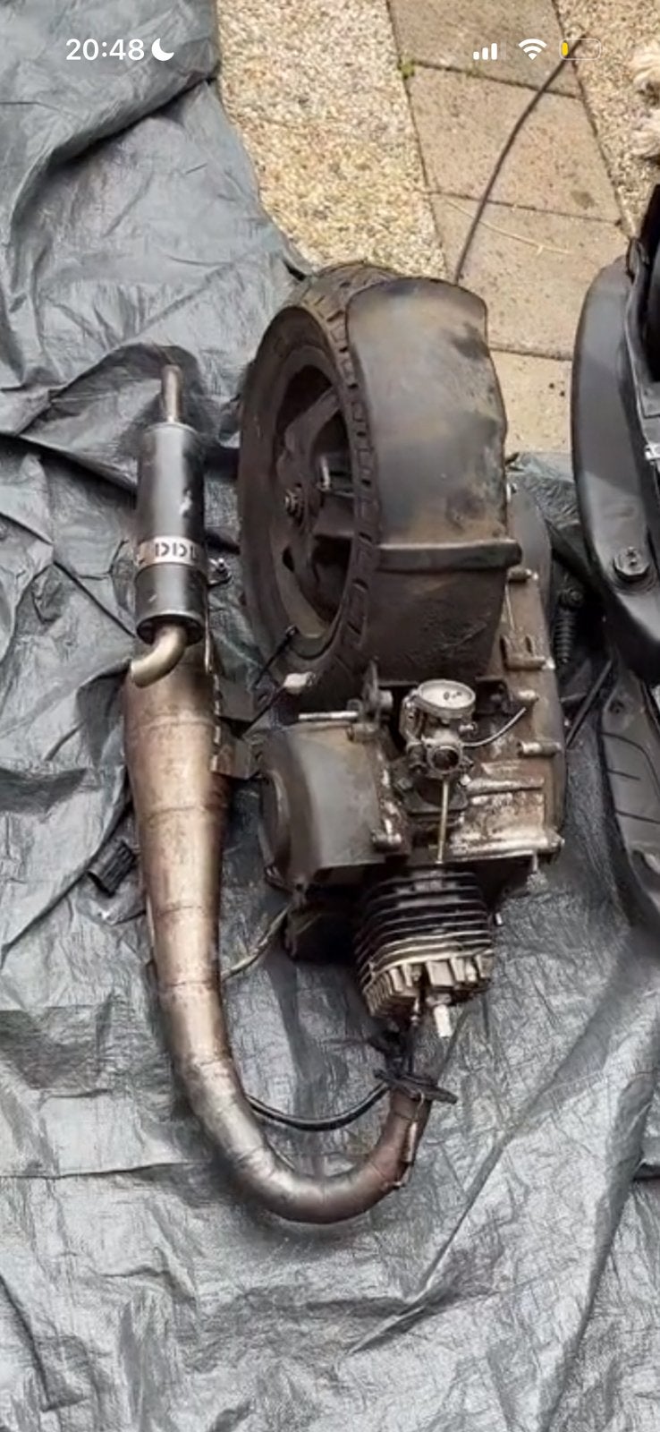 70cc type 3 blok, Ophalen, Gebruikt, Blok, Piaggio
