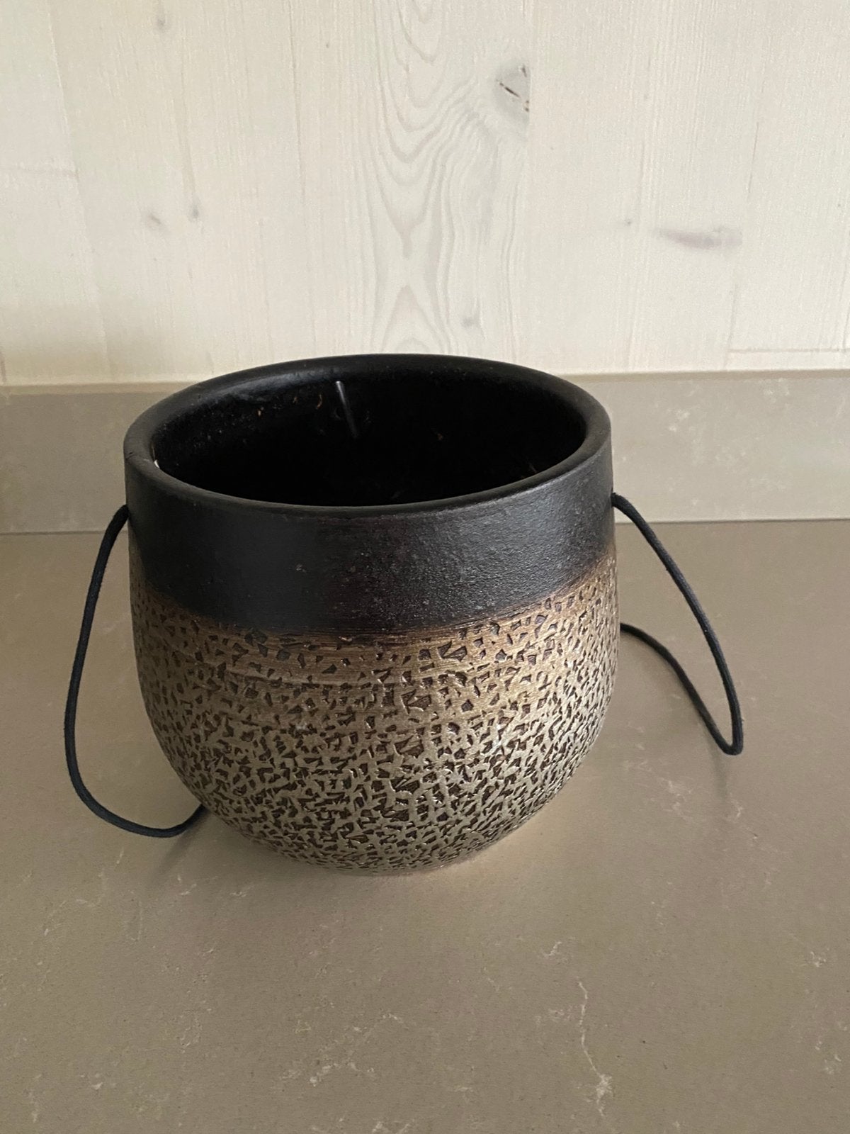 Mooie hangpot, Ophalen, Rond, Binnen, Zo goed als nieuw