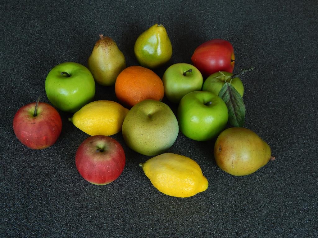 Kunstfruit op ware grootte, 14 stuks, Ophalen of Verzenden, Gebruikt, Overige typen