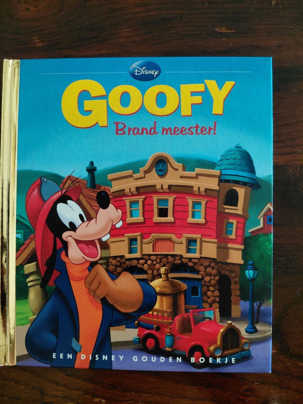 Disney Gouden Boekje: Goofy Brandweermeester, Ophalen of Verzenden, Zo goed als nieuw, Disney, 2 tot 3 jaar